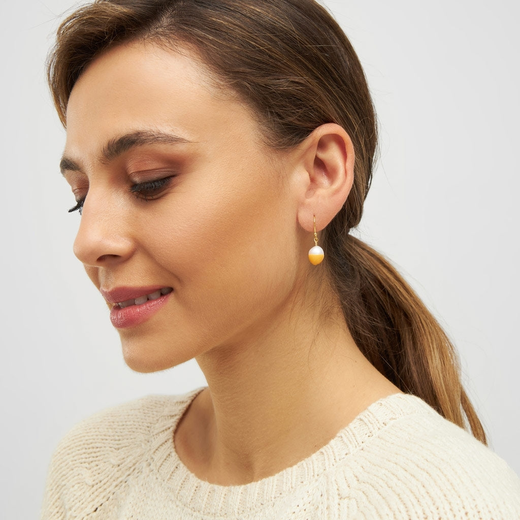 LULU Copenhagen LULU Baroque earring 1 pcs Ear stud, 1 pcs Marigold