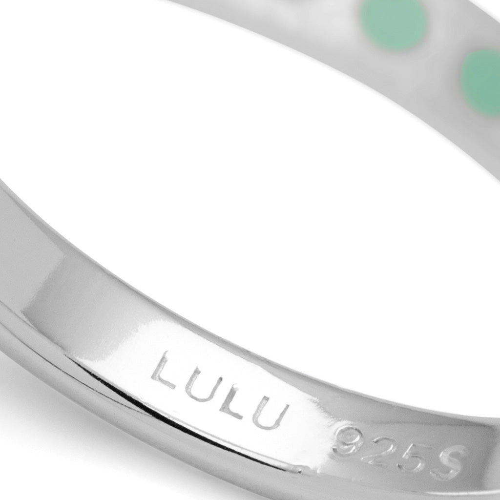 LULU Copenhagen Pattern Ring silver Rings Mint