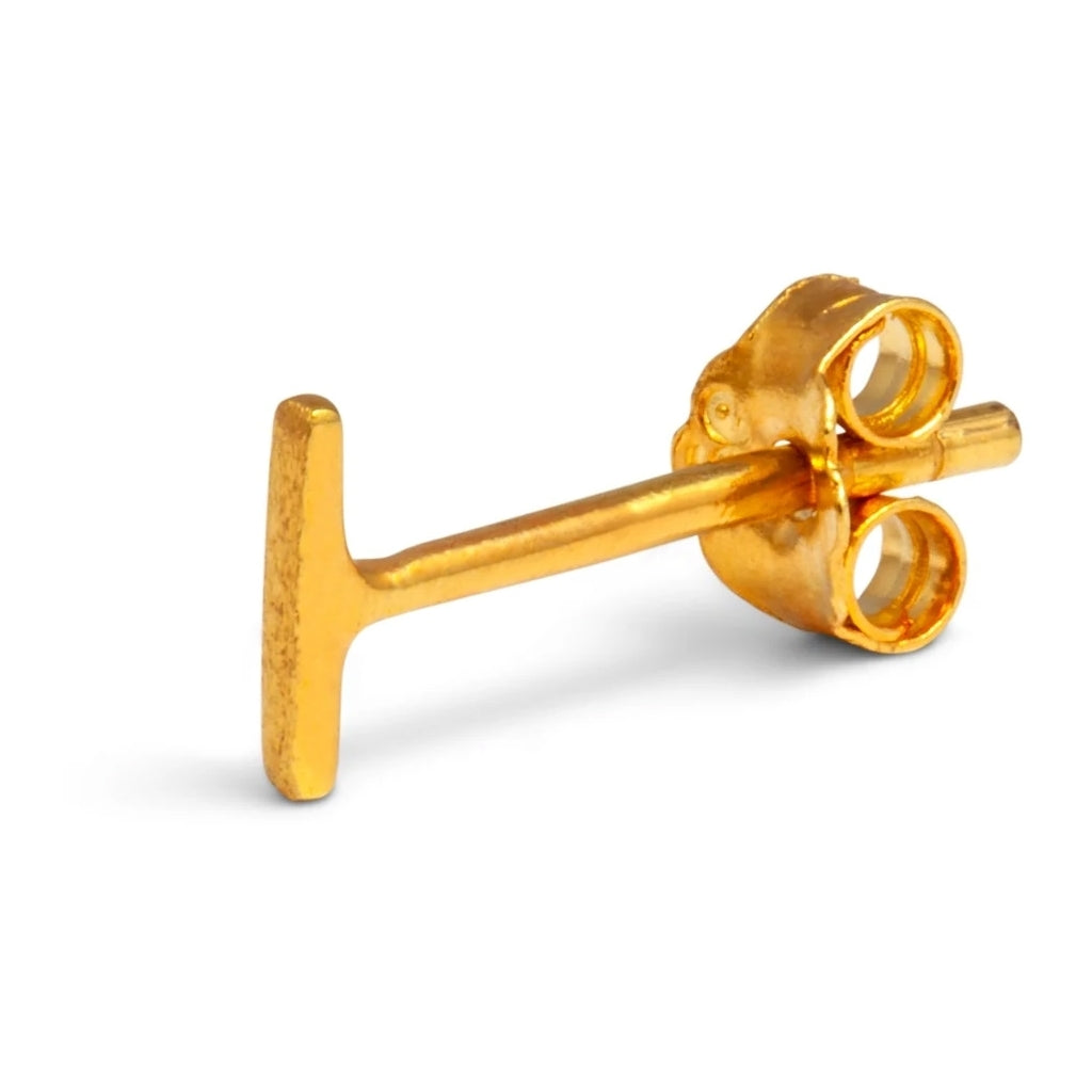 LULU Copenhagen Pin earring 1 pcs Ear stud, 1 pcs Gold plated