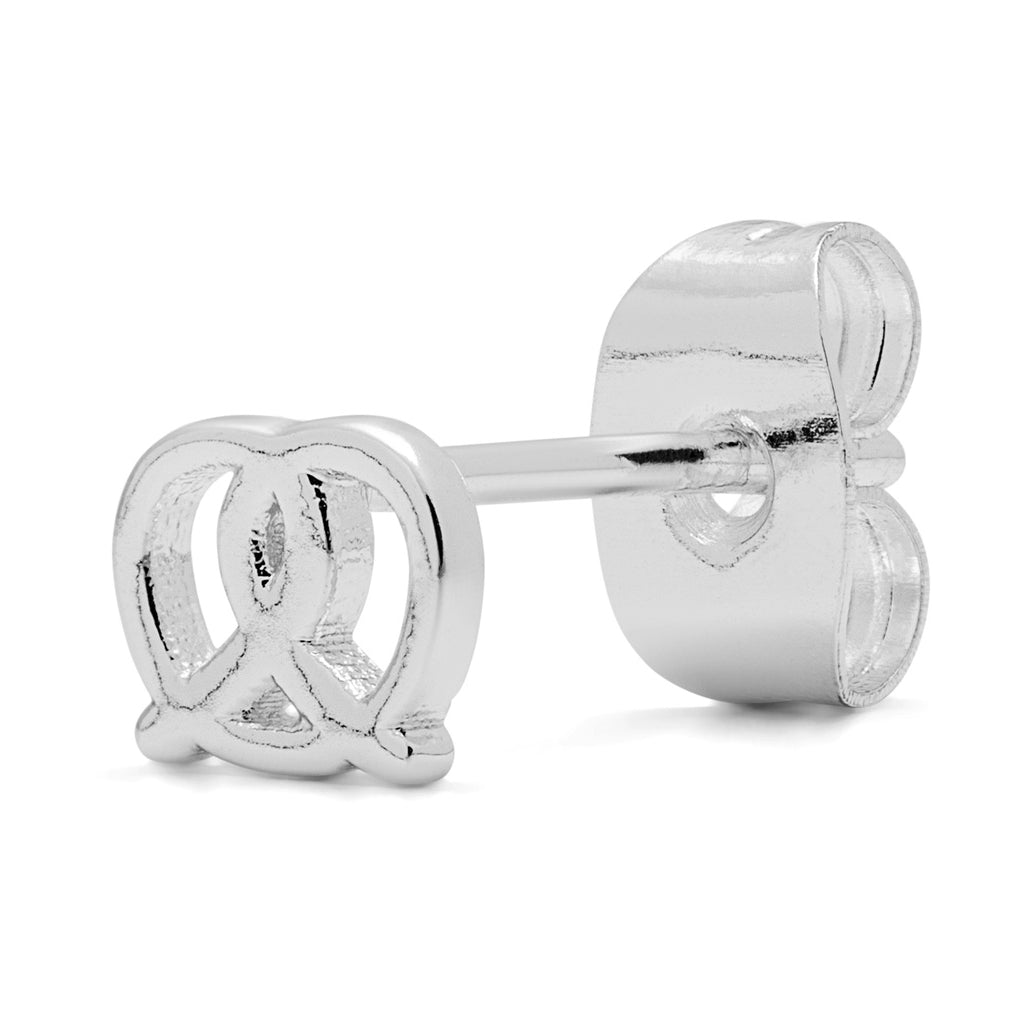 LULU Copenhagen Pretzel earring 1 pcs Ear stud, 1 pcs Silver