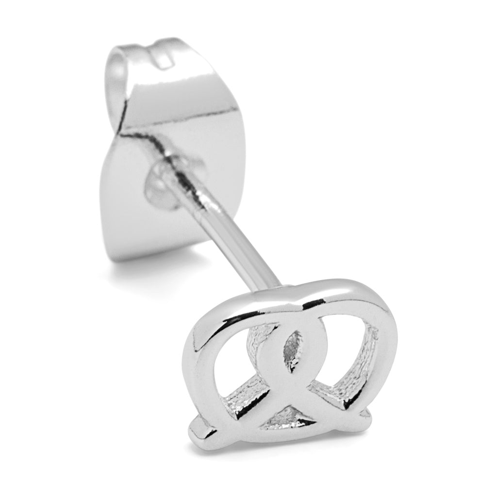 LULU Copenhagen Pretzel earring 1 pcs Ear stud, 1 pcs Silver