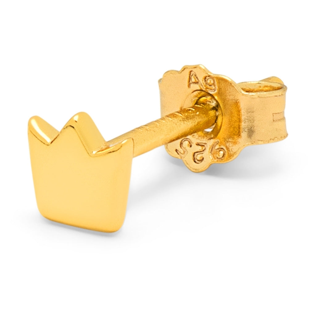 LULU Copenhagen Queen earring 1 pcs Ear stud, 1 pcs Gold plated