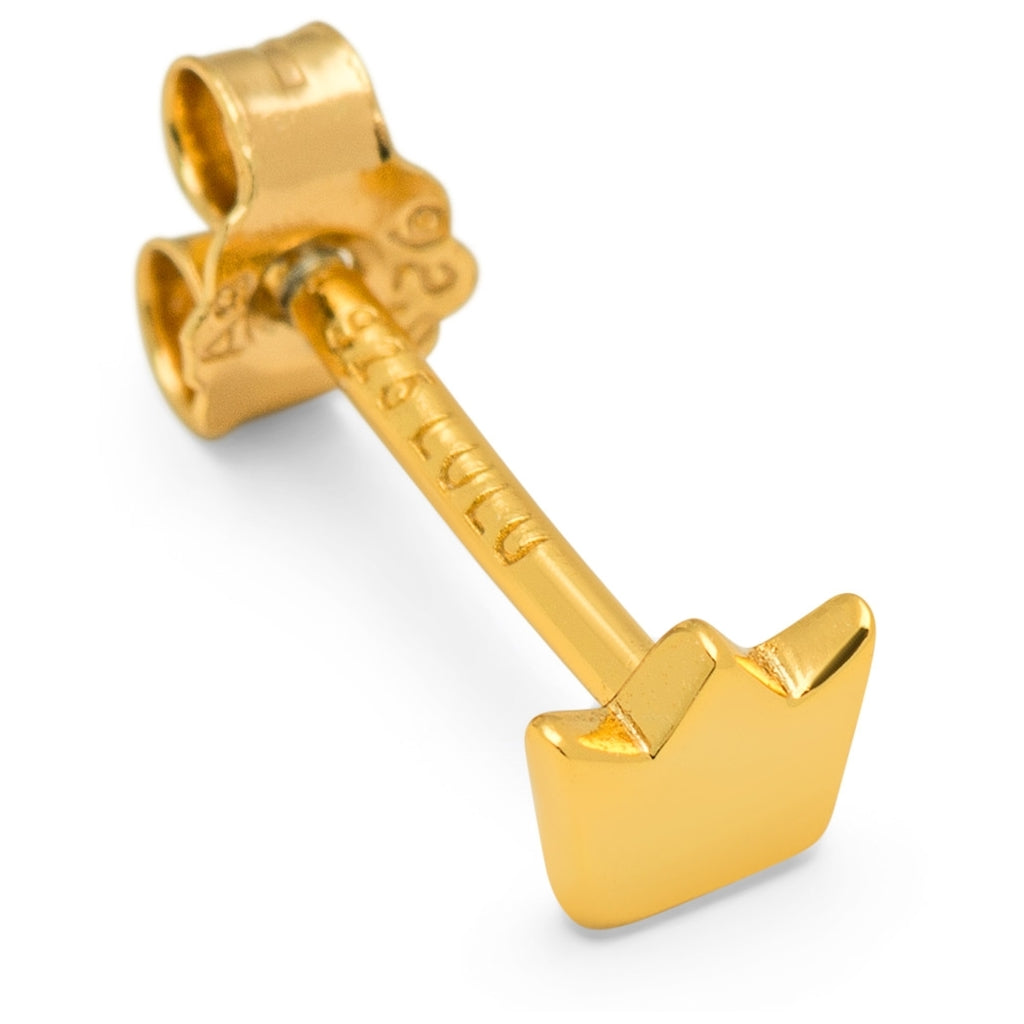 LULU Copenhagen Queen earring 1 pcs Ear stud, 1 pcs Gold plated