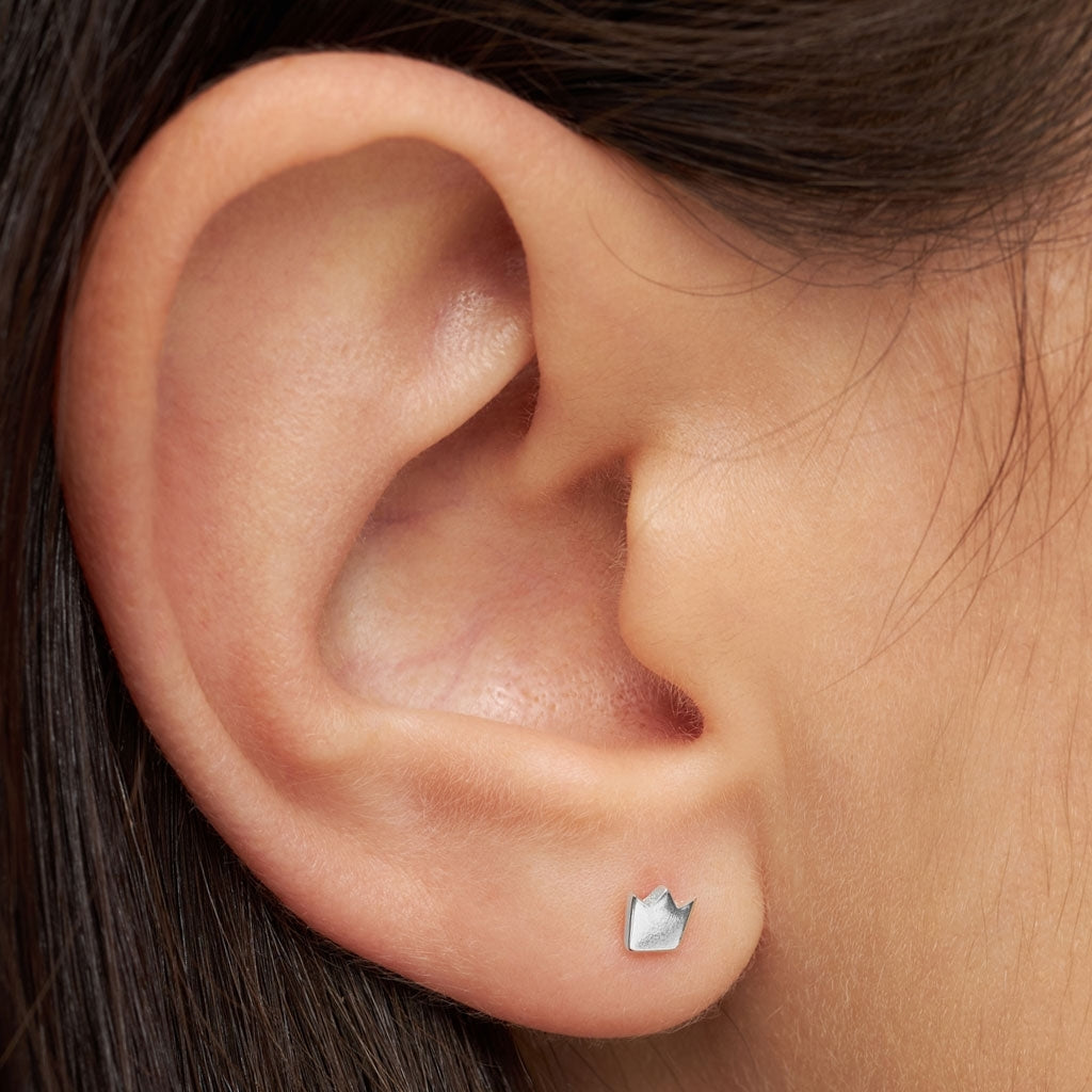 LULU Copenhagen Queen earring 1 pcs Ear stud, 1 pcs Silver