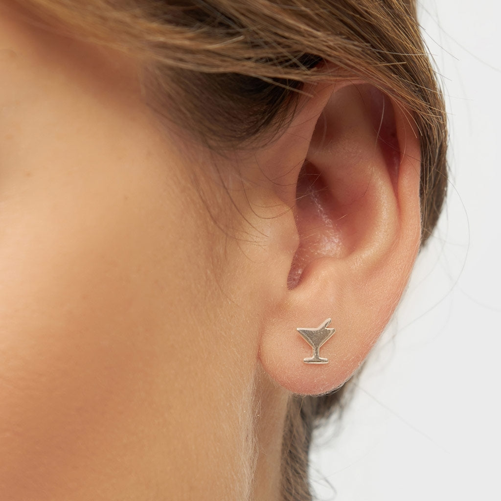 LULU Copenhagen Saturday earring 1 pcs Ear stud, 1 pcs Silver Plated