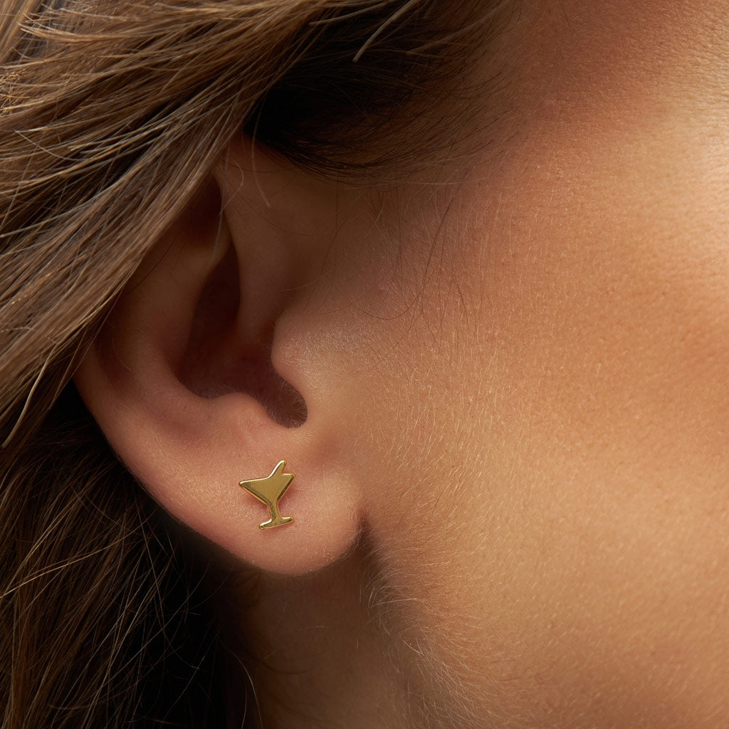 LULU Copenhagen Saturday earring 1 pcs Ear stud, 1 pcs Gold plated