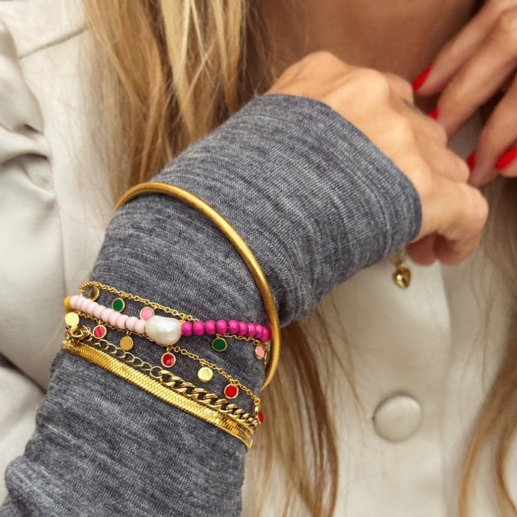 LULU Copenhagen Snake Bracelet gold plated Bracelets Gold plated