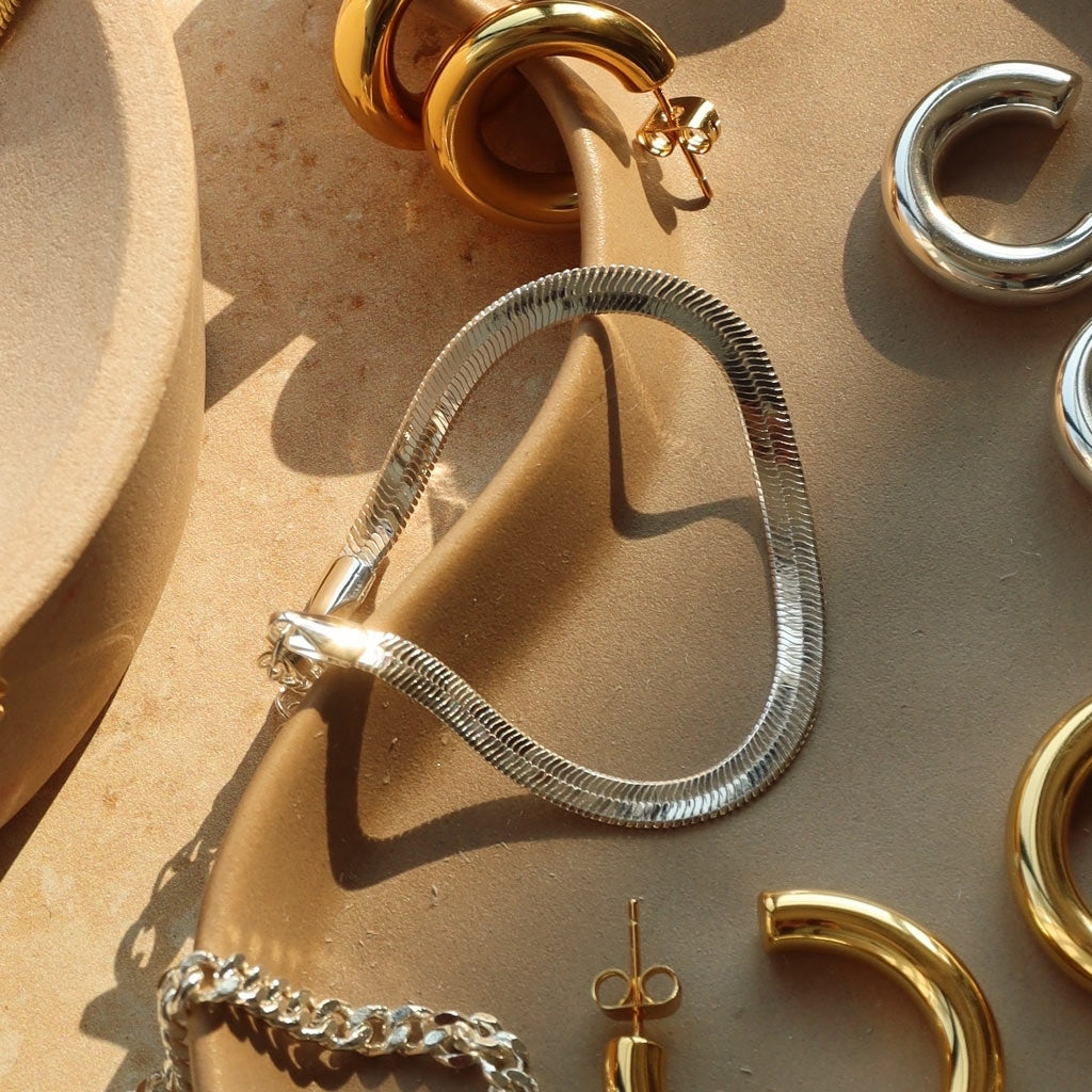 LULU Copenhagen Snake Bracelet silver plated Bracelets Silver Plated