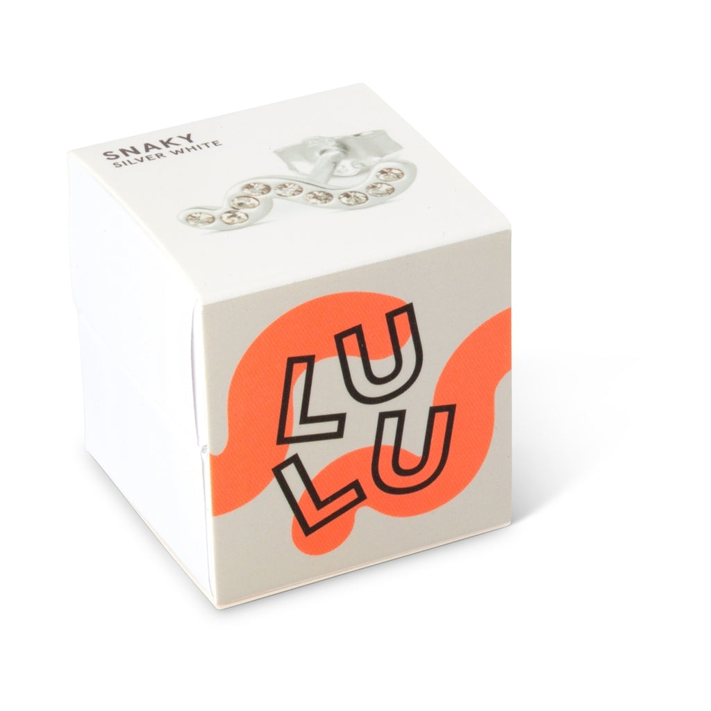 LULU Copenhagen Snaky earring 1 pcs silver plated Ear stud, 1 pcs