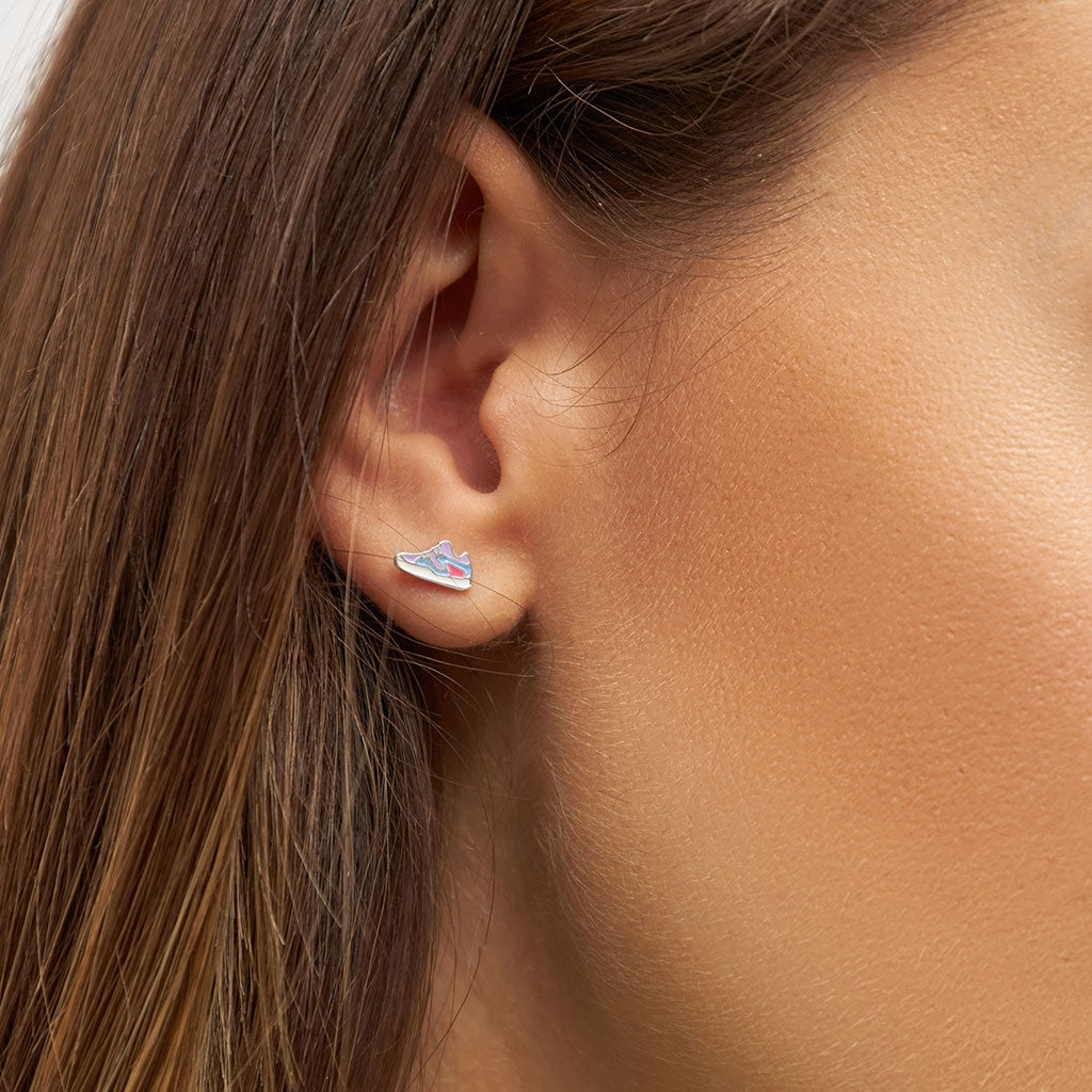 LULU Copenhagen Sneaker One earring 1 pcs Ear stud, 1 pcs Silver Plated