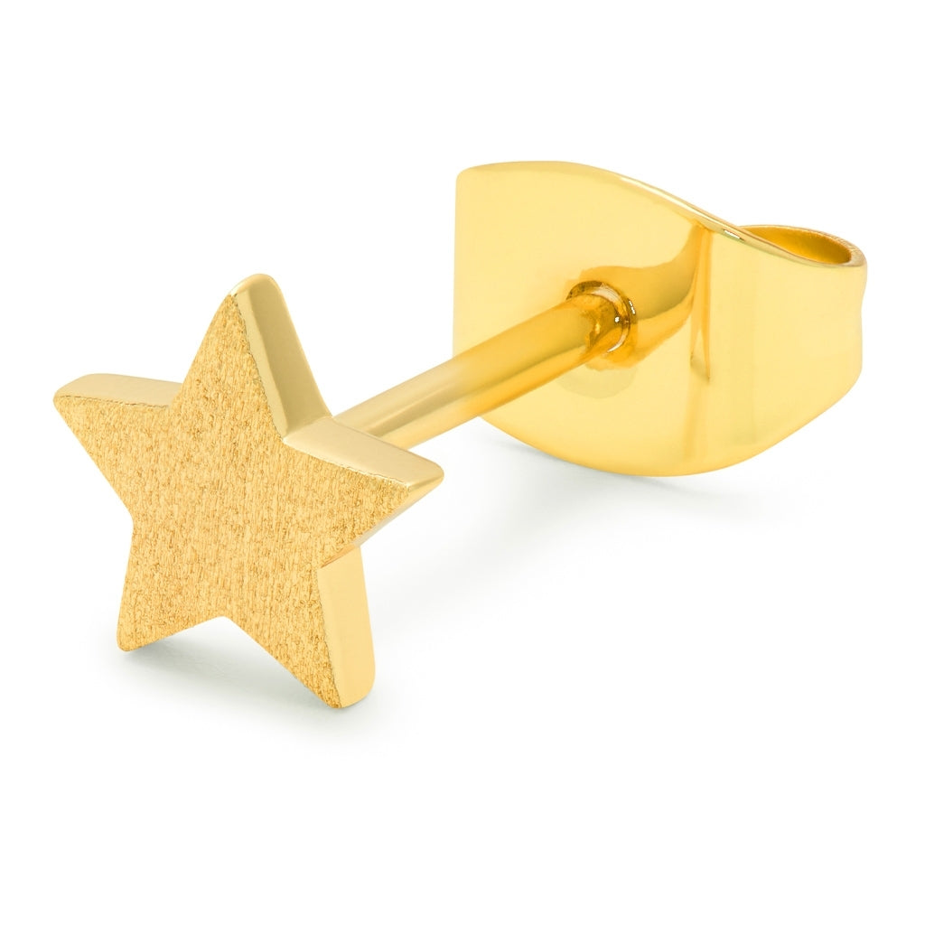 LULU Copenhagen Star earring 1 pcs Ear stud, 1 pcs Gold plated