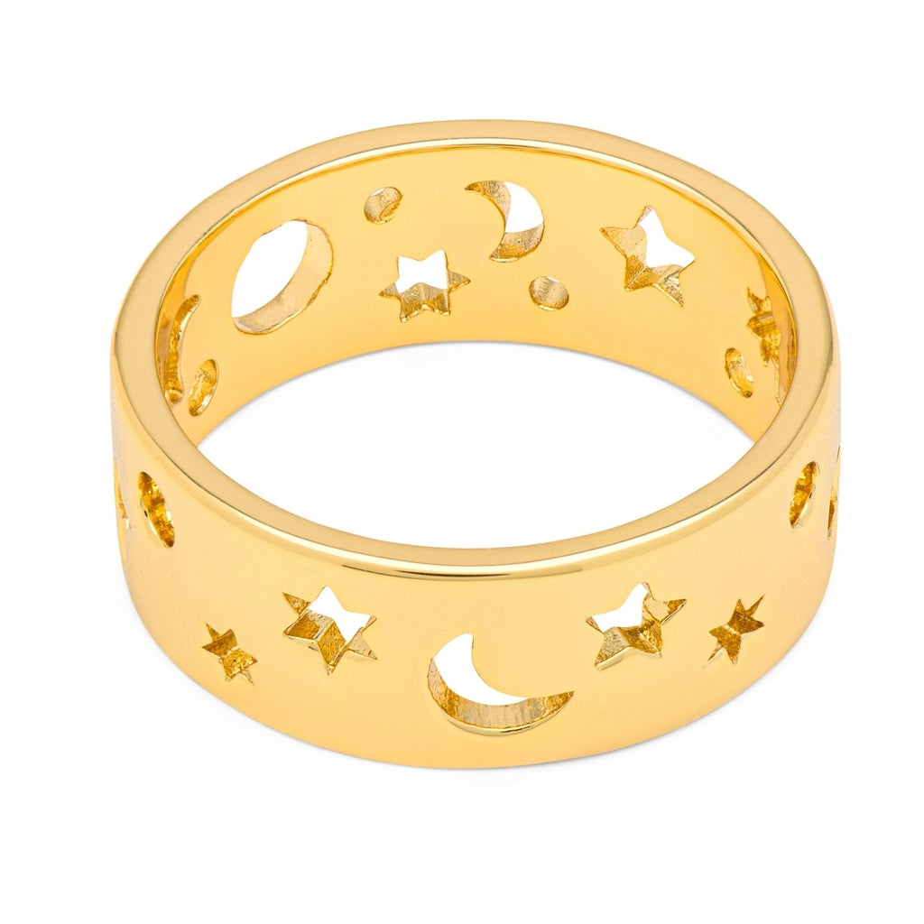 LULU Copenhagen Stardust Ring Rings Gold plated