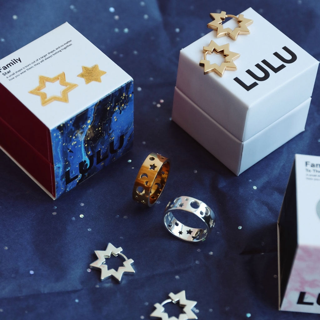 LULU Copenhagen Stardust Ring Rings Silver