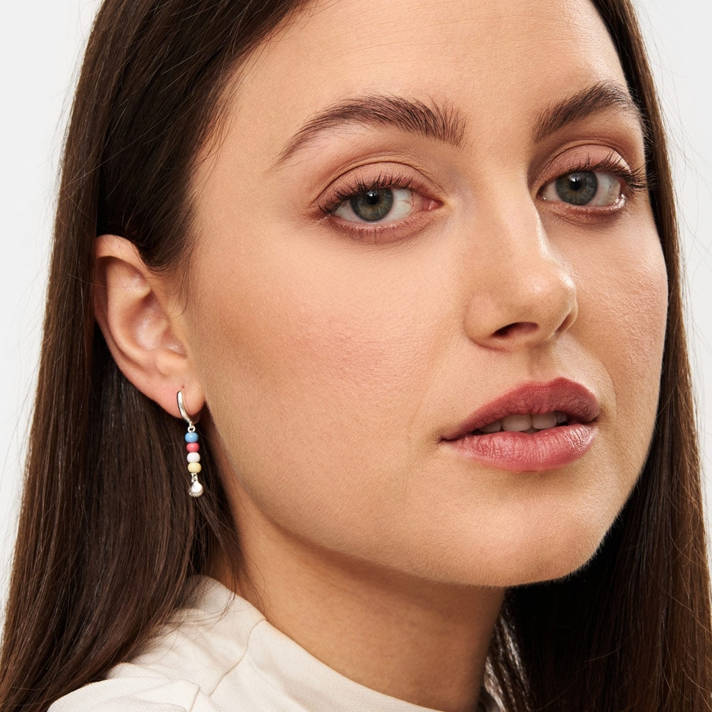 LULU Copenhagen Summer Shell earring 1 pcs Ear stud, 1 pcs Silver Plated