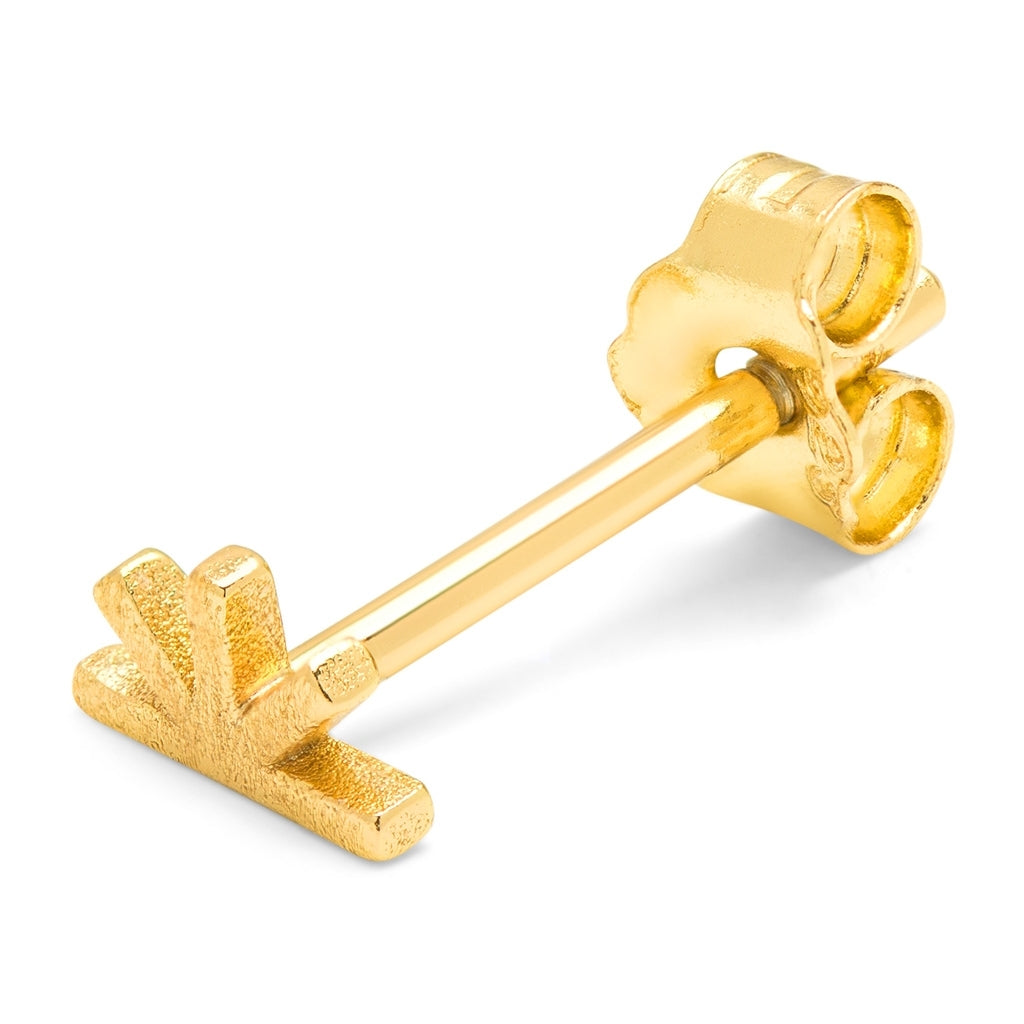 LULU Copenhagen Sunrise earring 1 pcs Ear stud, 1 pcs Gold plated