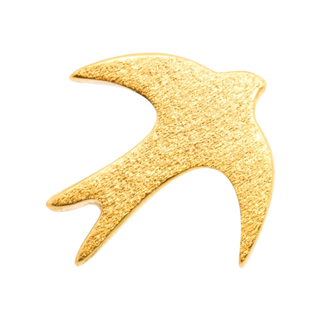 LULU Copenhagen Swallow earring 1 pcs Ear stud, 1 pcs Gold plated