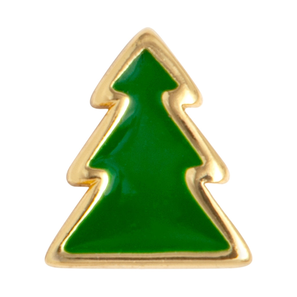 LULU Copenhagen The Green Tree earring 1 pcs Ear stud, 1 pcs Green