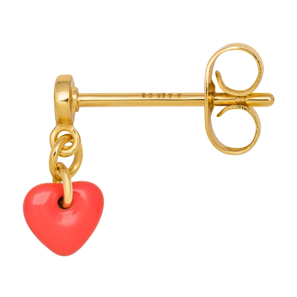 LULU Copenhagen Love U Dangling earring 1 pcs Ear stud, 1 pcs Lipstick Red