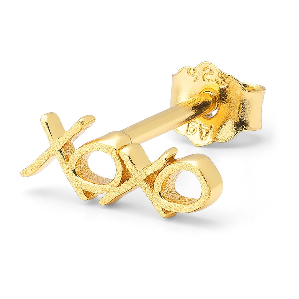 LULU Copenhagen XOXO earring 1 pcs Ear stud, 1 pcs Gold plated