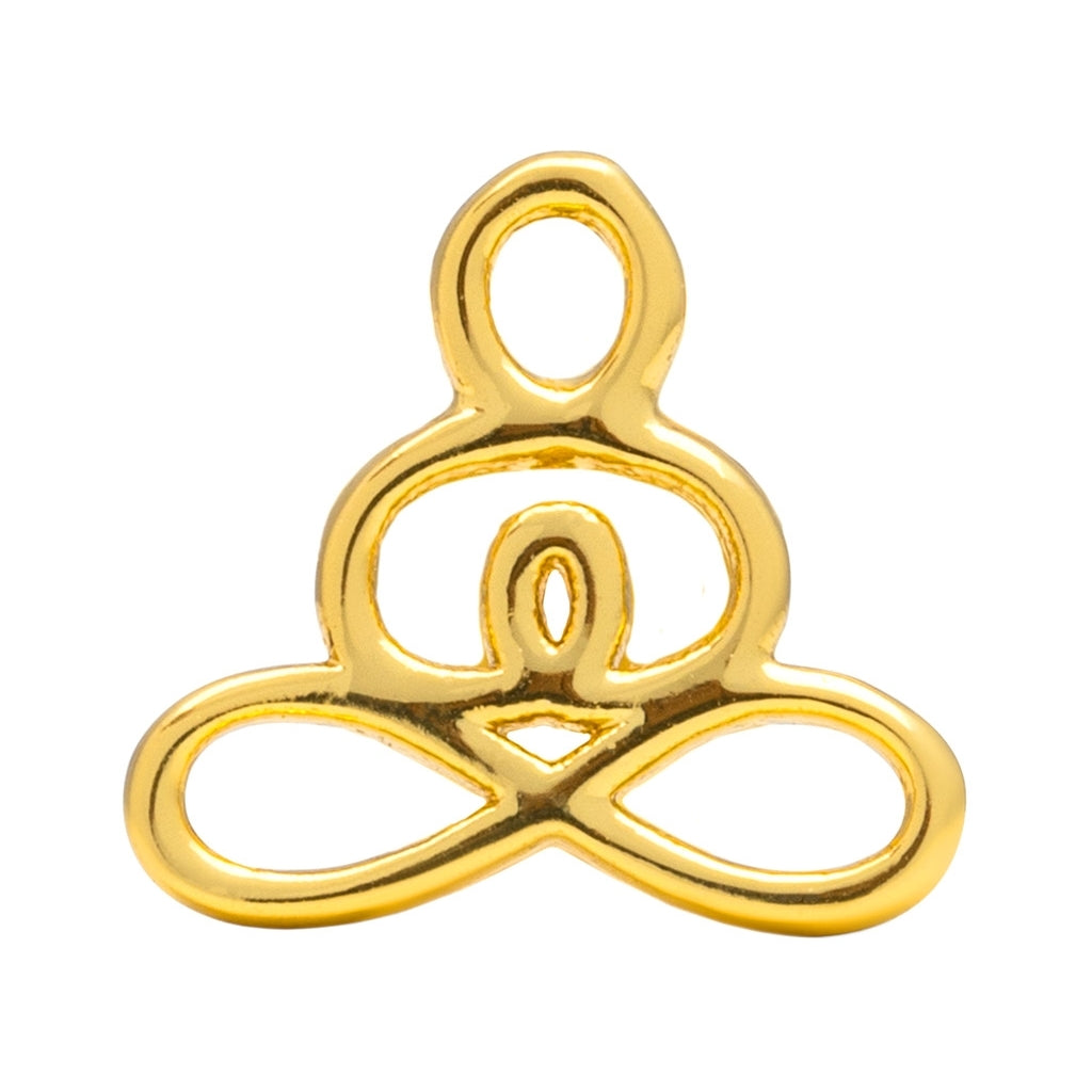 LULU Copenhagen Zen earring 1 pcs Ear stud, 1 pcs Gold plated