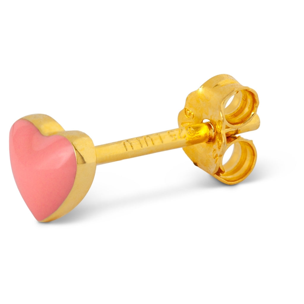 LULU Copenhagen Love U earring 1 pcs Ear stud, 1 pcs Burnt Coral