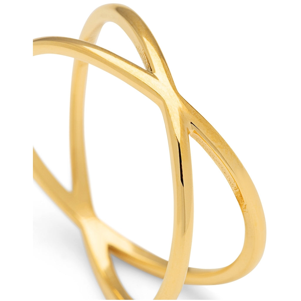 LULU Copenhagen Atom Ring Rings Gold plated