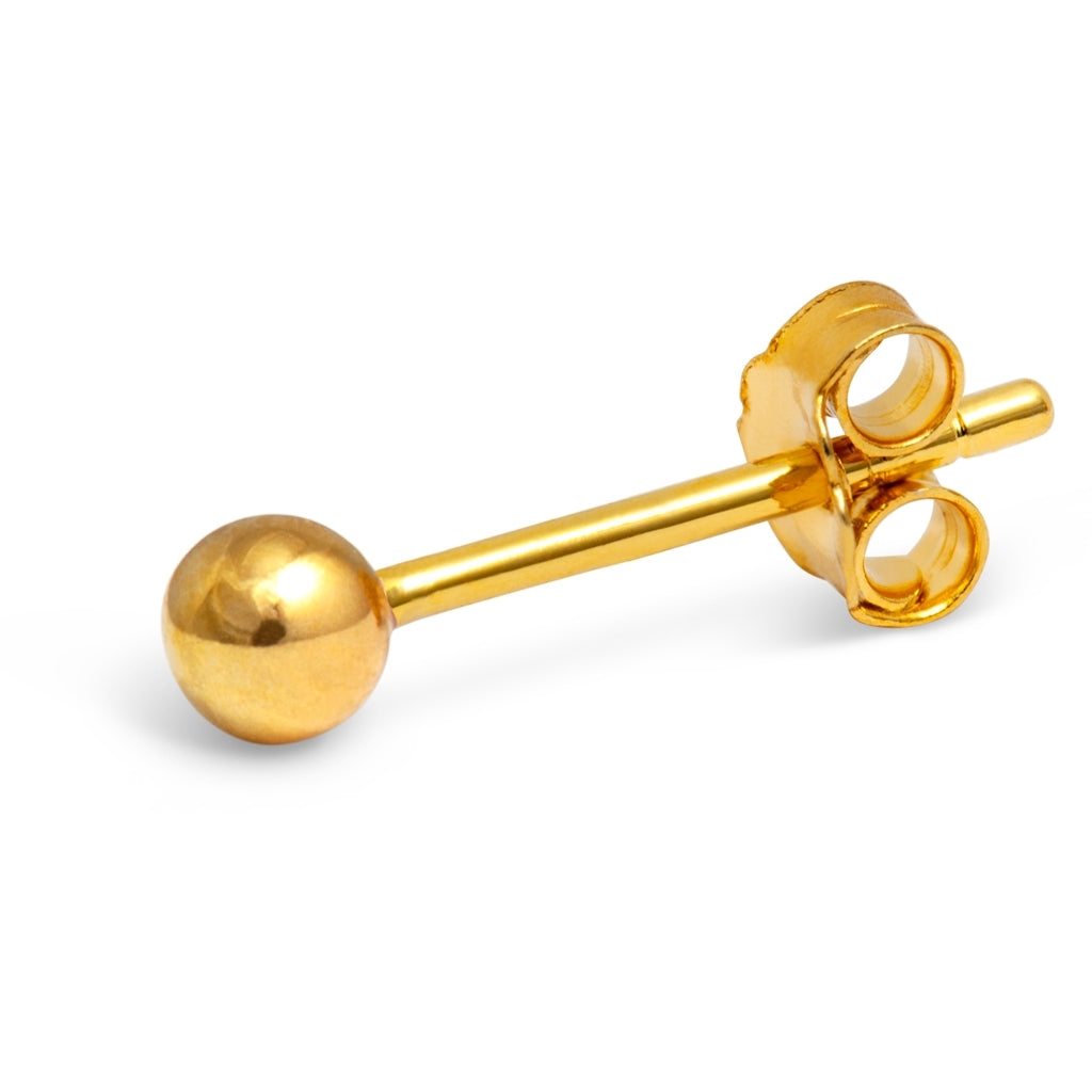 LULU Copenhagen Ball earring 1 pcs Ear stud, 1 pcs Gold plated