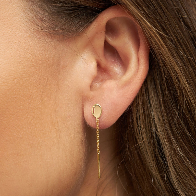 LULU Copenhagen Balloon 1 pcs Ear stud, 1 pcs Gold plated