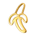 Banana 1 pcs - Gold plated