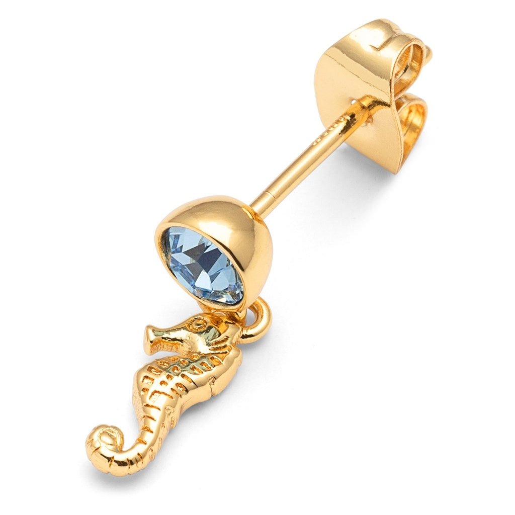 LULU Copenhagen Beach Life earring 1 pcs - Gold Plated Ear stud, 1 pcs Gold plated