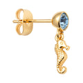 Beach Life earring 1 pcs - Gold Plated - Gold plated