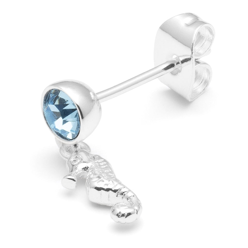 LULU Copenhagen Beach Life earring 1 pcs - Silver Plated Ear stud, 1 pcs Silver Plated