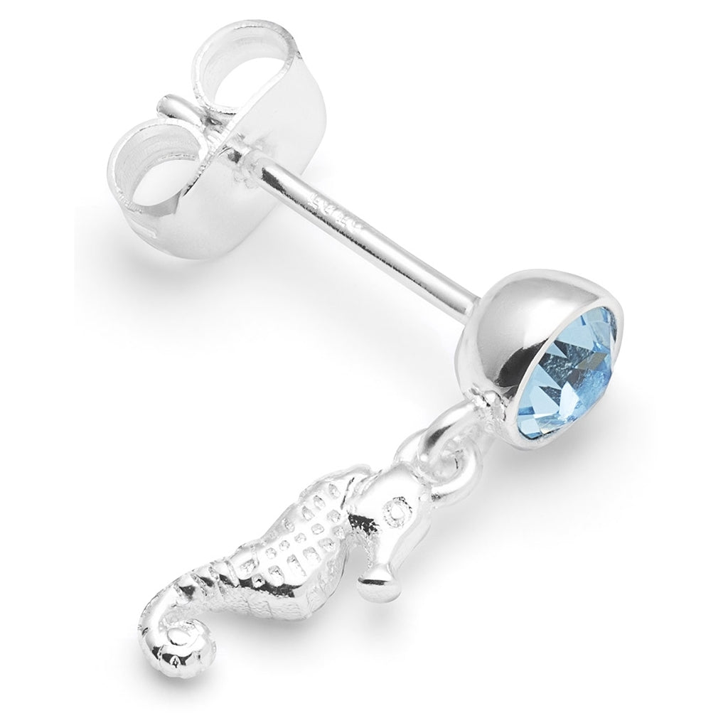 LULU Copenhagen Beach Life earring 1 pcs - Silver Plated Ear stud, 1 pcs Silver Plated