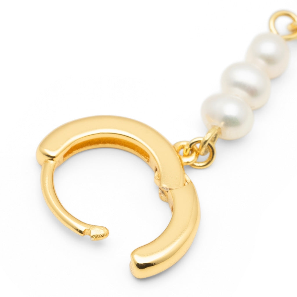 LULU Copenhagen Beach earring 1 pcs Ear stud, 1 pcs Gold plated