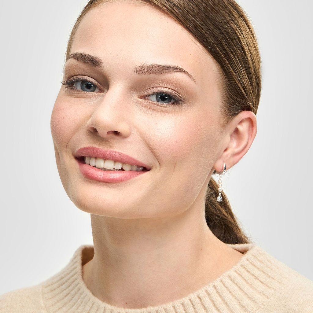 LULU Copenhagen Beach earring 1 pcs Ear stud, 1 pcs Silver Plated