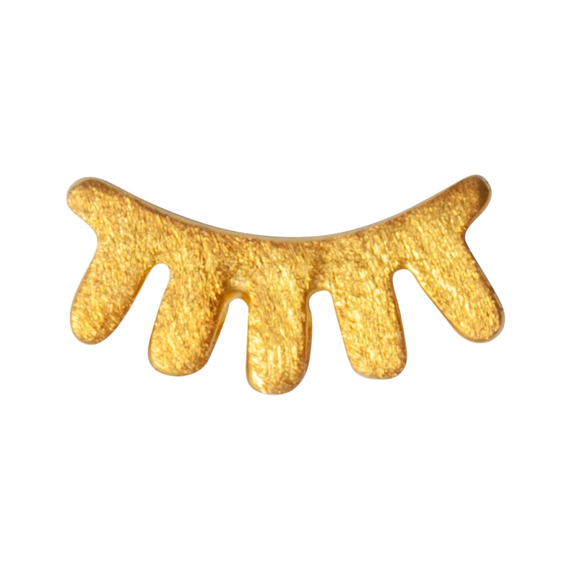 LULU Copenhagen Blink 1 pcs brushed Ear stud, 1 pcs Gold plated