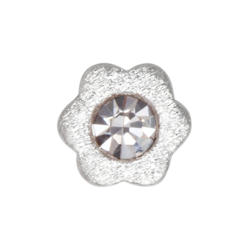 LULU Copenhagen Blomst 1 pcs silver Ear stud, 1 pcs White