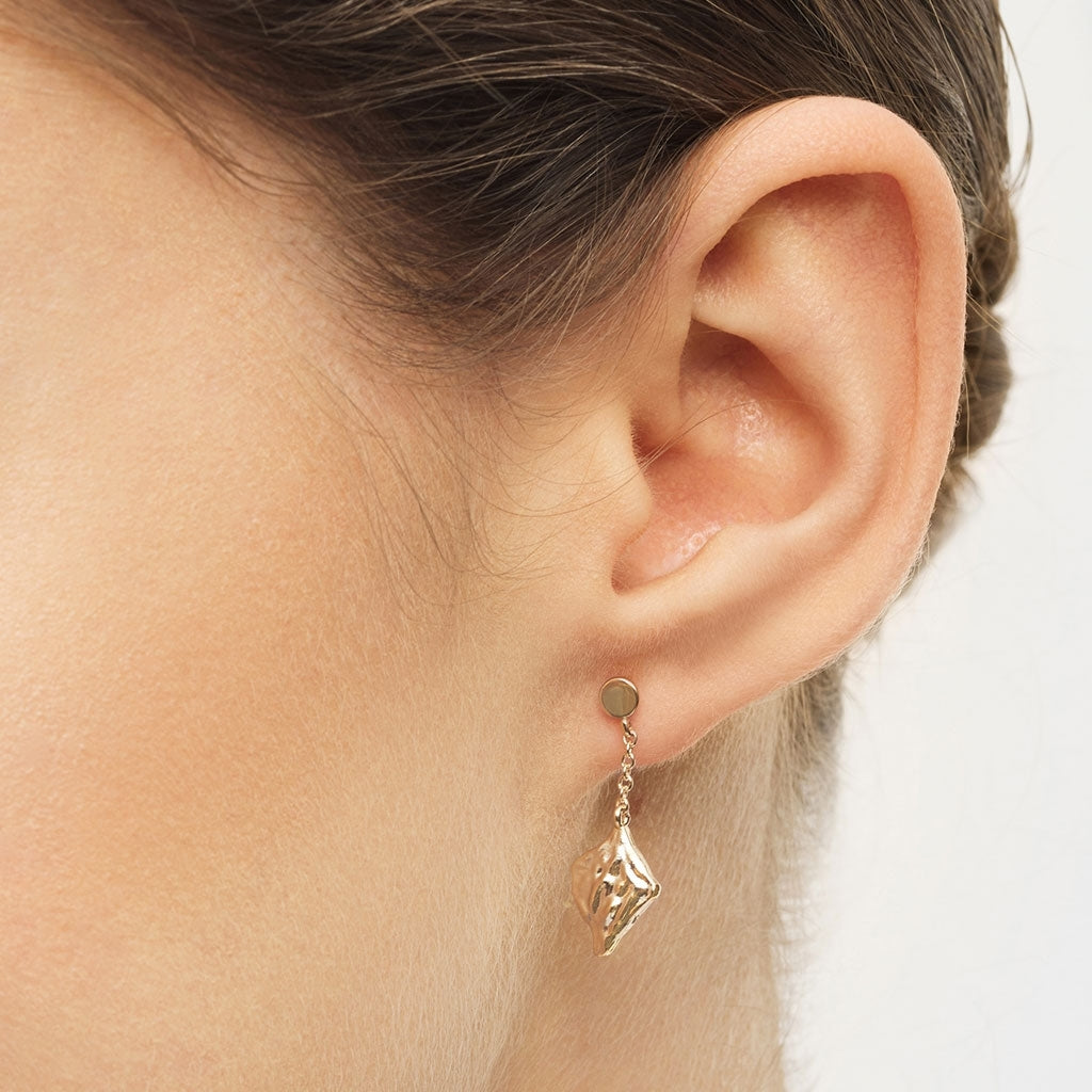 LULU Copenhagen Boheme Gold Plated earring 1 pcs Ear stud, 1 pcs Gold plated