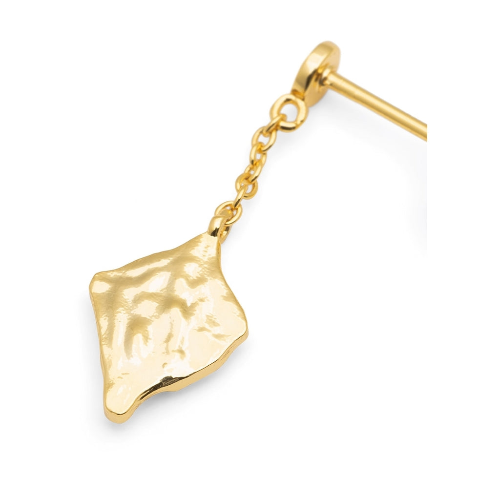 LULU Copenhagen Boheme Gold Plated earring 1 pcs Ear stud, 1 pcs Gold plated