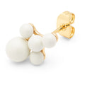 Bouquet Cloud earring 1 pcs - Coconut Milk