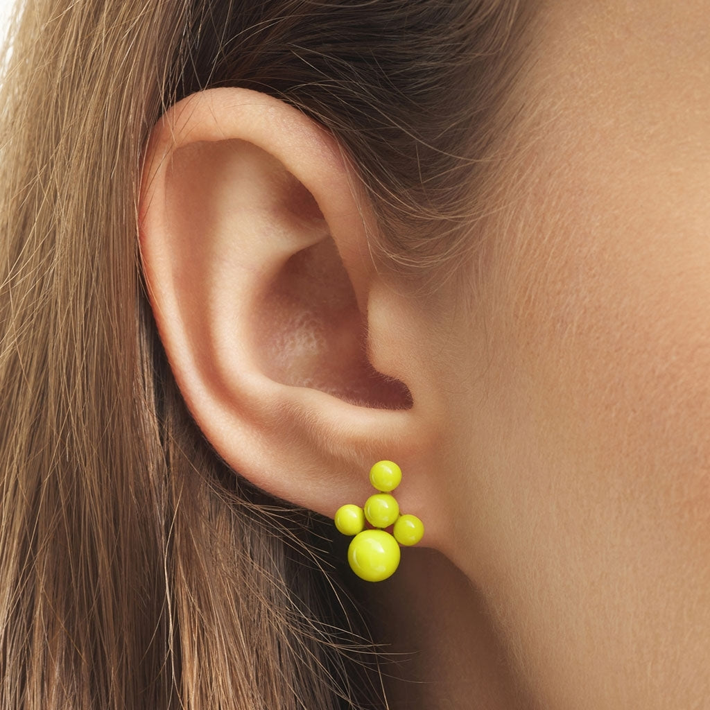 LULU Copenhagen Bouquet Cloud earring 1 pcs Ear stud, 1 pcs Wild Lime