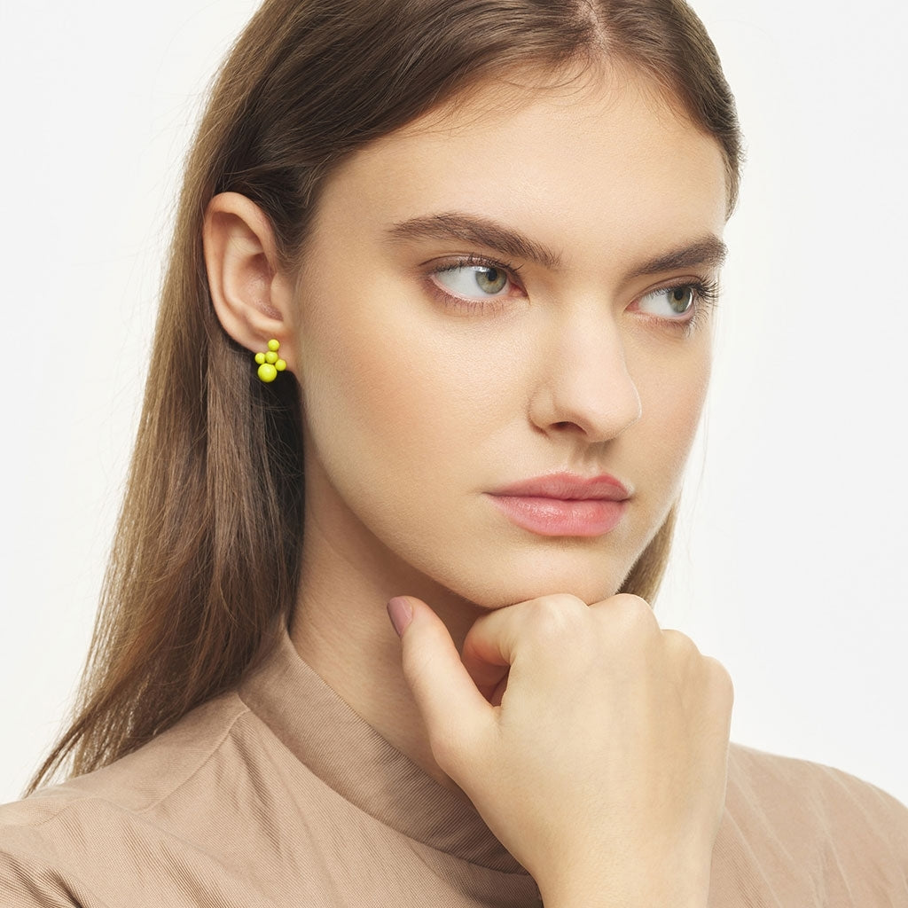 LULU Copenhagen Bouquet Cloud earring 1 pcs Ear stud, 1 pcs Wild Lime