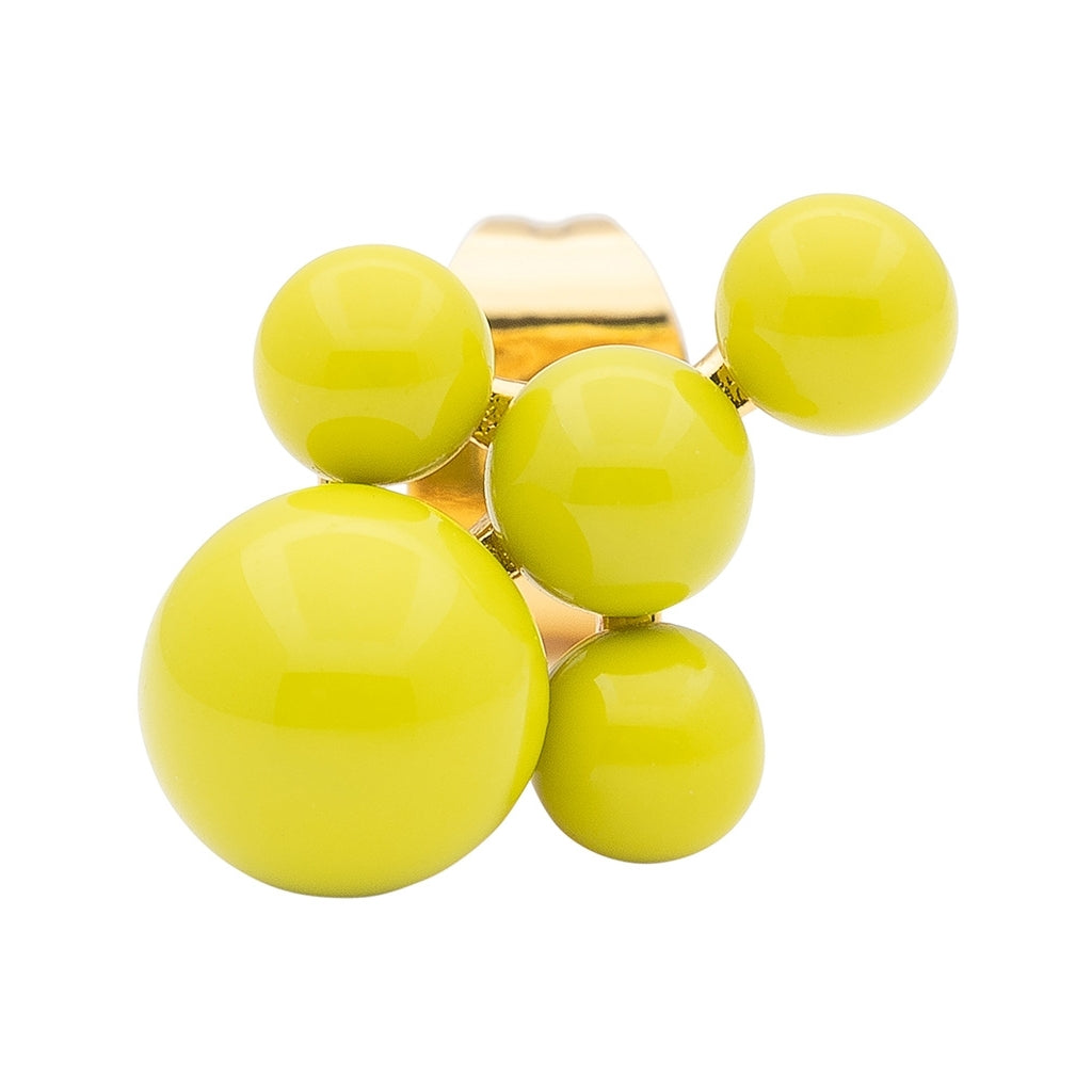 LULU Copenhagen Bouquet Cloud earring 1 pcs Ear stud, 1 pcs Wild Lime