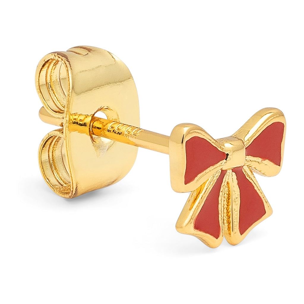 LULU Copenhagen Bow earring 1 pcs Ear stud, 1 pcs Gold plated