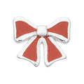 Bow earring 1 pcs - Silver Plated