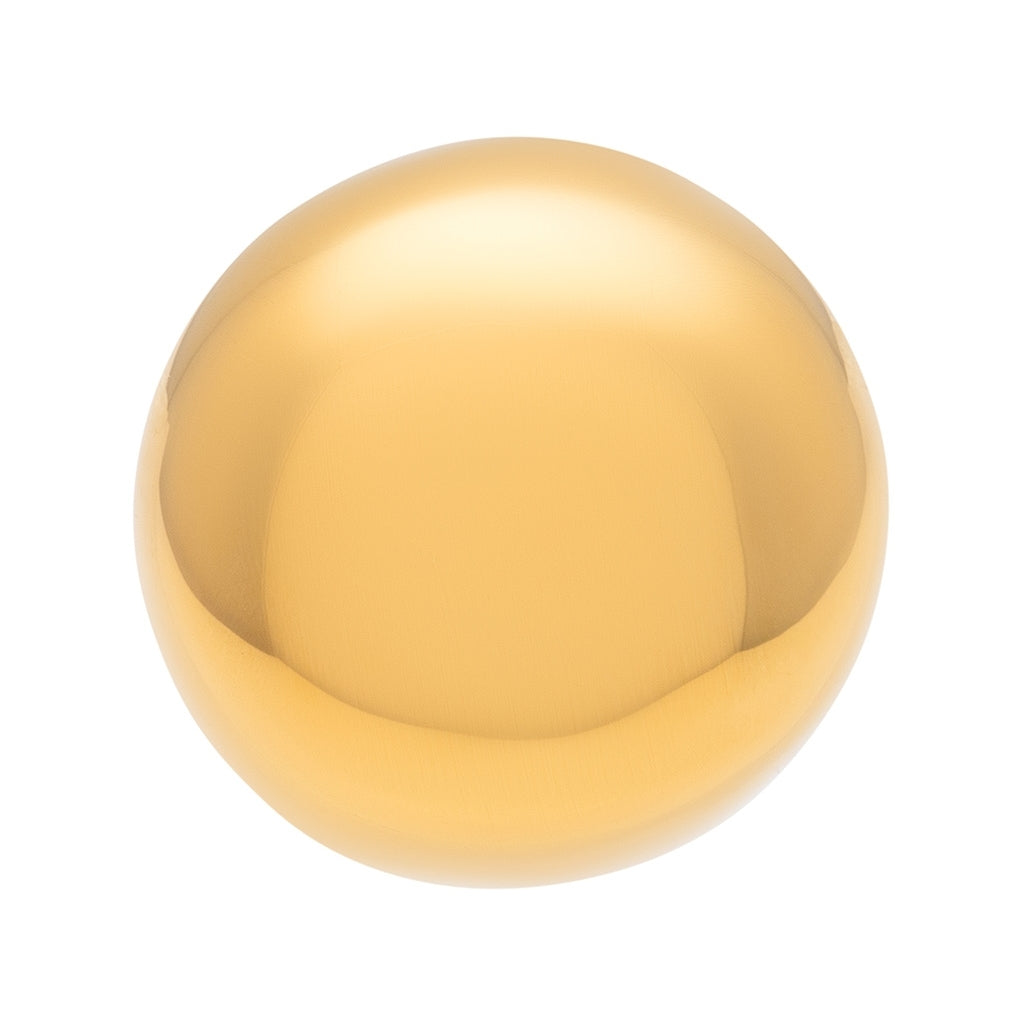 LULU Copenhagen Bubble Round earring 1 pcs Ear stud, 1 pcs Gold plated