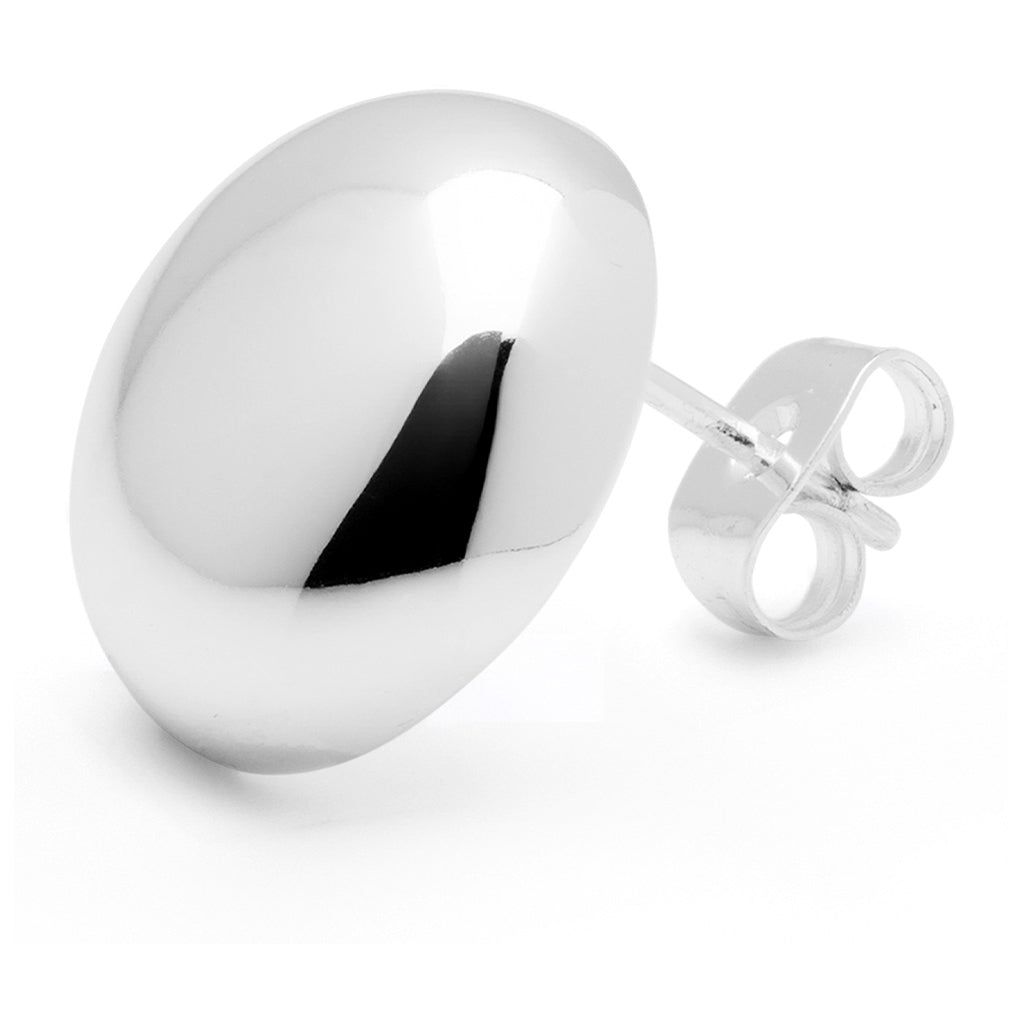 LULU Copenhagen Bubble Round earring 1 pcs Ear stud, 1 pcs Silver Plated