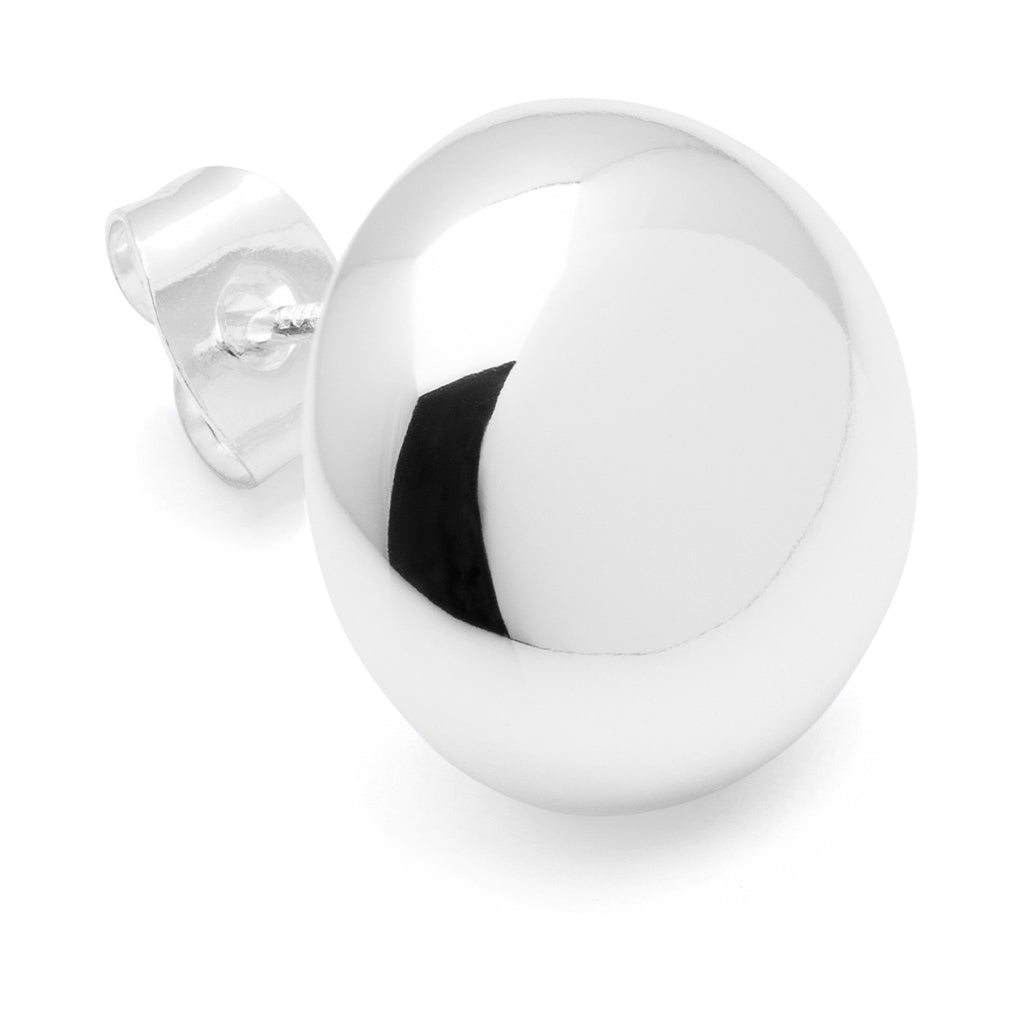 LULU Copenhagen Bubble Round earring 1 pcs Ear stud, 1 pcs Silver Plated