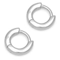 Buckle Hoops Small pair - Silver