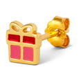 Christmas Gift earring 1 pcs - Gold plated